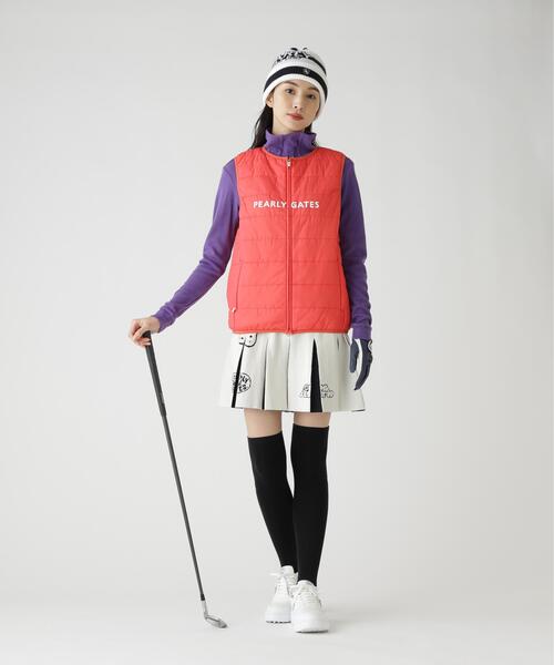 PEARLY GATES(パーリーゲイツ)の「【PEARLY GATES】PGisPG Nyリップストップ_タフレックス×サーモトロン(ブルゾン・レディース・ネイビー/ピンク/ホワイト/グレー・SMALL/MEDIUM/LARGE)」の7枚目の写真