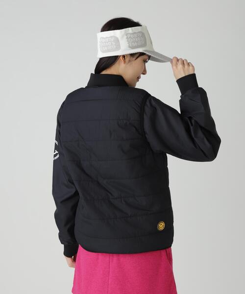 PEARLY GATES(パーリーゲイツ)の「【PEARLY GATES】PGisPG Nyリップストップ_タフレックス×サーモトロン(ブルゾン・レディース・ネイビー/ピンク/ホワイト/グレー・SMALL/MEDIUM/LARGE)」の12枚目の写真