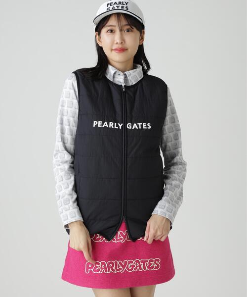 PEARLY GATES(パーリーゲイツ)の「【PEARLY GATES】PGisPG Nyリップストップ_タフレックス×サーモトロン(ブルゾン・レディース・ネイビー/ピンク/ホワイト/グレー・SMALL/MEDIUM/LARGE)」の13枚目の写真