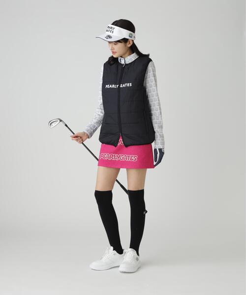 PEARLY GATES(パーリーゲイツ)の「【PEARLY GATES】PGisPG Nyリップストップ_タフレックス×サーモトロン(ブルゾン・レディース・ネイビー/ピンク/ホワイト/グレー・SMALL/MEDIUM/LARGE)」の14枚目の写真