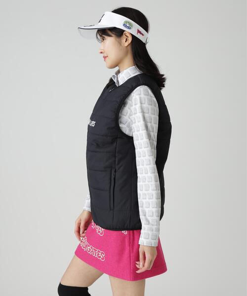 PEARLY GATES(パーリーゲイツ)の「【PEARLY GATES】PGisPG Nyリップストップ_タフレックス×サーモトロン(ブルゾン・レディース・ネイビー/ピンク/ホワイト/グレー・SMALL/MEDIUM/LARGE)」の15枚目の写真