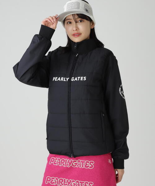 PEARLY GATES(パーリーゲイツ)の「【PEARLY GATES】PGisPG Nyリップストップ_タフレックス×サーモトロン(ブルゾン・レディース・ネイビー/ピンク/ホワイト/グレー・SMALL/MEDIUM/LARGE)」の3枚目の写真
