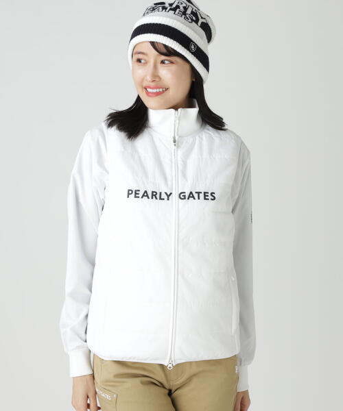 PEARLY GATES(パーリーゲイツ)の「【PEARLY GATES】PGisPG Nyリップストップ_タフレックス×サーモトロン(ブルゾン・レディース・ネイビー/ピンク/ホワイト/グレー・SMALL/MEDIUM/LARGE)」の2枚目の写真