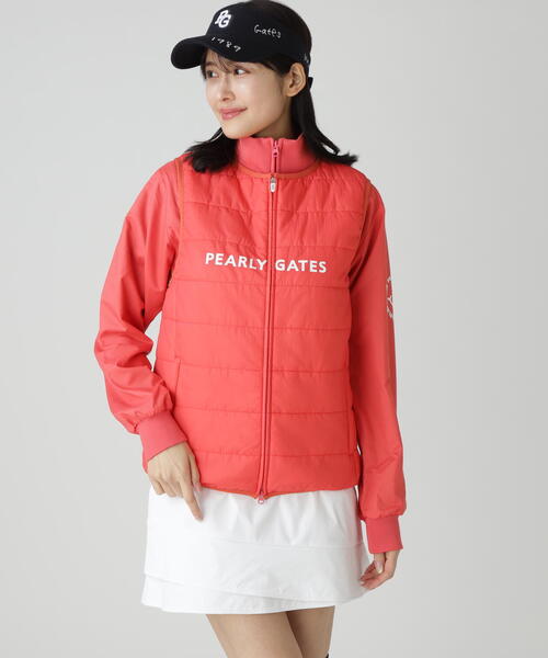 PEARLY GATES(パーリーゲイツ)の「【PEARLY GATES】PGisPG Nyリップストップ_タフレックス×サーモトロン(ブルゾン・レディース・ネイビー/ピンク/ホワイト/グレー・SMALL/MEDIUM/LARGE)」の4枚目の写真