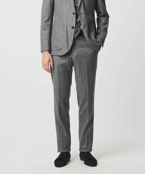 United arrows グレー ネイビー スラックス 2点 UNITED ARROWS（ユナイテッドアローズ） スラックス ストレッチ