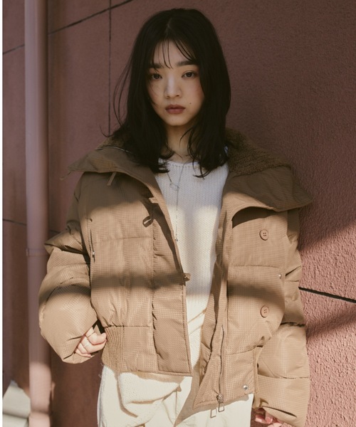 ボアカラーブルゾン ボアカラーキルティングブルゾン FD22M008【Fano