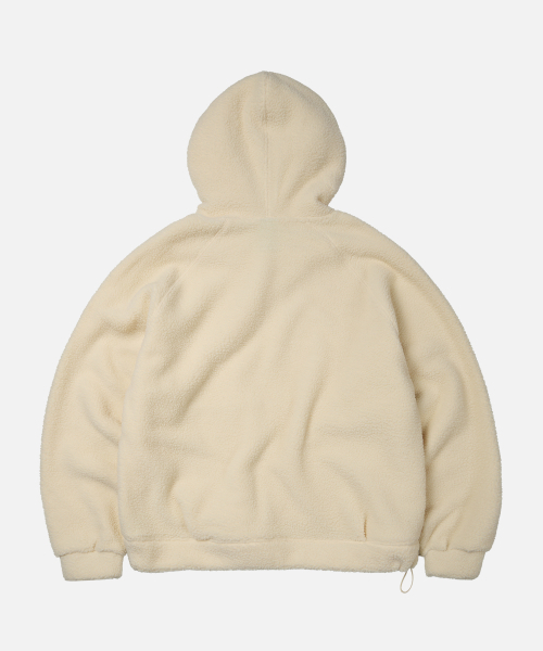 FRIZMWORKS（フリズムワークス）の「GRIZZLY FLEECE PULLOVER HOODY _ CREAM（パーカー・メンズ・その他・MEDIUM/LARGE/X-LARGE/SMALL）」の2枚目の写真