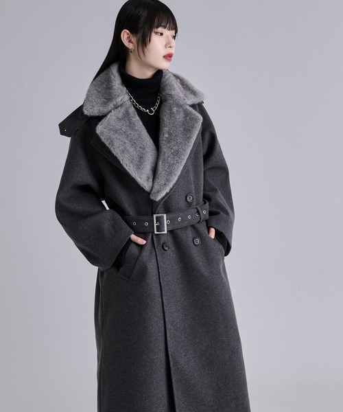 美品 エルマンノシェルビーノ フラワー総レース刺繍トレンチコート 2way 42 3WAYトレンチコート | コート | NOELA OFFICIAL WEB STORE