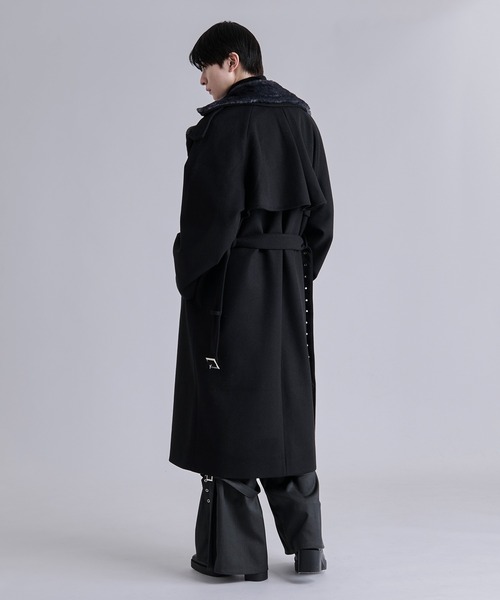 オードリー　ETRO ペイズリー柄トレンチコート　黒　新品未使用♡ オードリー様専用 ETRO ペイズリー柄トレンチコート 黒 新品未使用