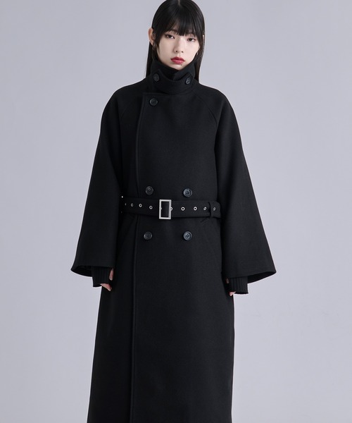 Ellno Loset（エルノロゼット）の「2wayエリファートレンチコート（トレンチコート・メンズ・チャコール/ブラック・MEDIUM/SMALL/LARGE）」の21枚目の写真