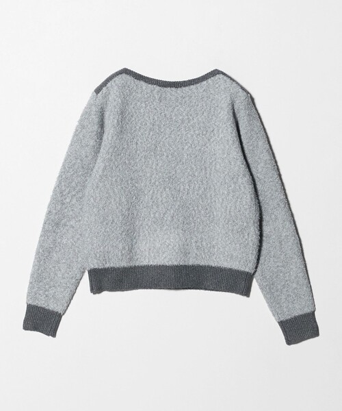 A DAY IN THE LIFE UNITED ARROWS(アデイインザライフユナイテッドアローズ)の「メランジ フェザー ボートネックニット ‐ウォッシャブル‐<A DAY IN THE LIFE>(ニット/セーター・レディース・ライトピンク/ライトグレー/ベージュ・FREE)」の14枚目の写真