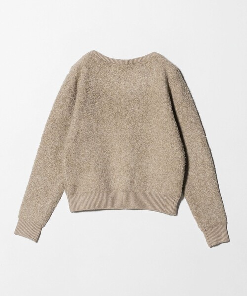 A DAY IN THE LIFE UNITED ARROWS(アデイインザライフユナイテッドアローズ)の「メランジ フェザー ボートネックニット ‐ウォッシャブル‐<A DAY IN THE LIFE>(ニット/セーター・レディース・ライトピンク/ライトグレー/ベージュ・FREE)」の9枚目の写真