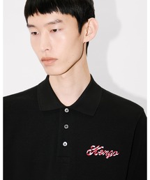 'KENZO Winter Holidays' エンブロイダリー スリム ポロ イン コットン