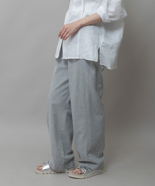 Munich(ミューニック)の「6ozスラブデニムイージーパンツ(デニムパンツ・レディース・ブラック/ライトグレー/インディゴブルー・S/M)」の20枚目の写真