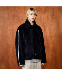 LMOOD（エルムード）の「Bless Mustang Fur Jacket Navy（ムートンコート・レディース）」