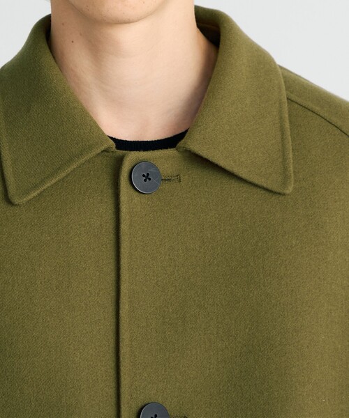 Edition エディション　ダブルフェイス　ウールコート ウールカシミヤダブルフェイス ロングコート（ステンカラーコート