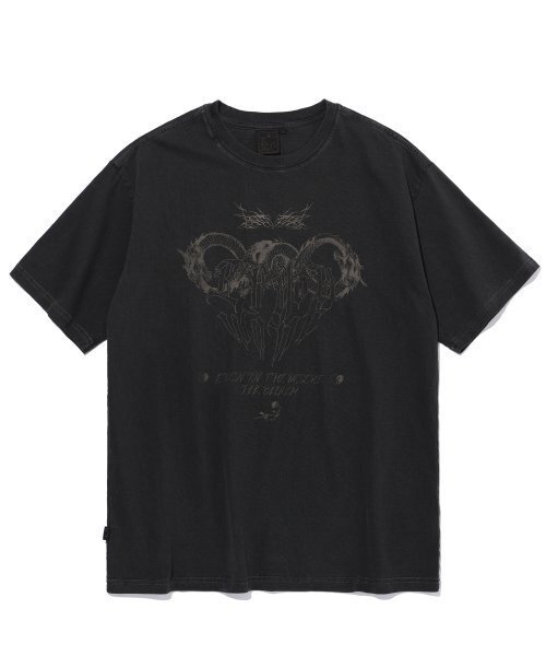 IFYOUWANT(イフユーウォント)の「Distorted pigment TEE smoke black(Tシャツ/カットソー・レディース・その他・LARGE/MEDIUM)」の2枚目の写真