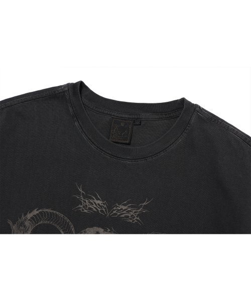 IFYOUWANT(イフユーウォント)の「Distorted pigment TEE smoke black(Tシャツ/カットソー・レディース・その他・LARGE/MEDIUM)」の4枚目の写真