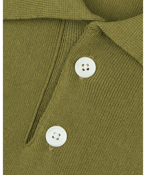 BESLOW(ビースロー)の「ファインニットポロシャツ イエローグリーン(ニット/セーター・メンズ・その他・MEDIUM/LARGE/X-LARGE/SMALL)」の5枚目の写真