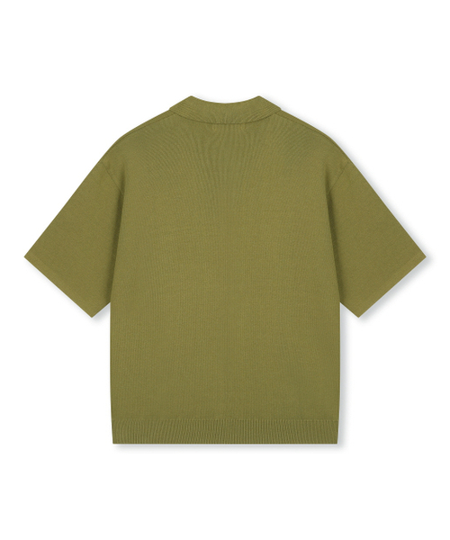 BESLOW(ビースロー)の「ファインニットポロシャツ イエローグリーン(ニット/セーター・メンズ・その他・MEDIUM/LARGE/X-LARGE/SMALL)」の6枚目の写真