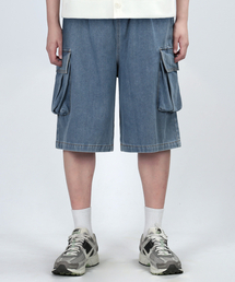 VERYVAIN（ベリベーン）の「BERMUDA CARGO DENIM (BLUE)（その他パンツ）」