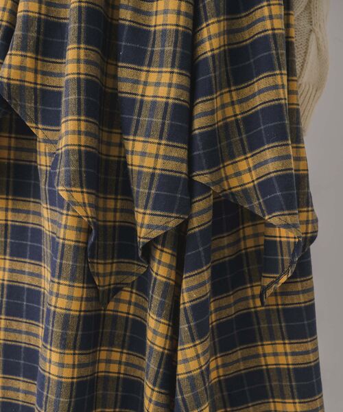 RETRO GIRL（レトロガール）の「デザインフレアSK（スカート・レディース・ブルー系その他2/ブラウン系その他2・FREE）」の5枚目の写真