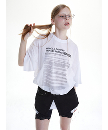 テムシルケットボックスTシャツ(ホワイト)