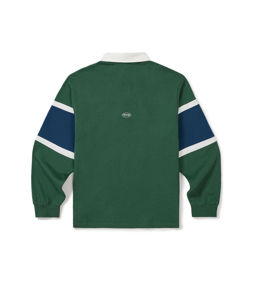 MMLG（エムエムエルジー）の「[Mmlg] BLOCK RUGBY LSV-T (SHADOW GREEN)（Tシャツ/カットソー・レディース・その他・SMALL/MEDIUM/LARGE/X-LARGE）」の2枚目の写真