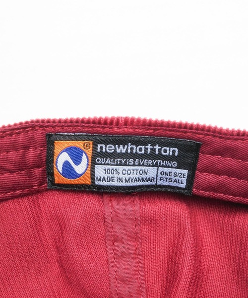 newhattan(ニューハッタン)の「●PH3●●newhattan/ニューハッタン●100% Cotton Corduroy Flat-billed Cap 1468(キャップ・メンズ・ライトピンク/バーガンディー・FREE)」の10枚目の写真