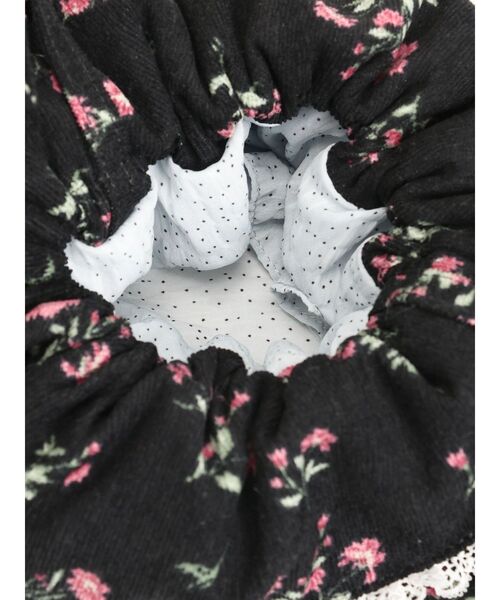 merry jenny（メリージェニー）の「floral square pochette（ショルダーバッグ・レディース・ブラック/アイボリー・FREE）」の5枚目の写真