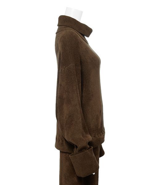 セール】【セットアップ対応】モールヤーンタートルニットプルオーバー