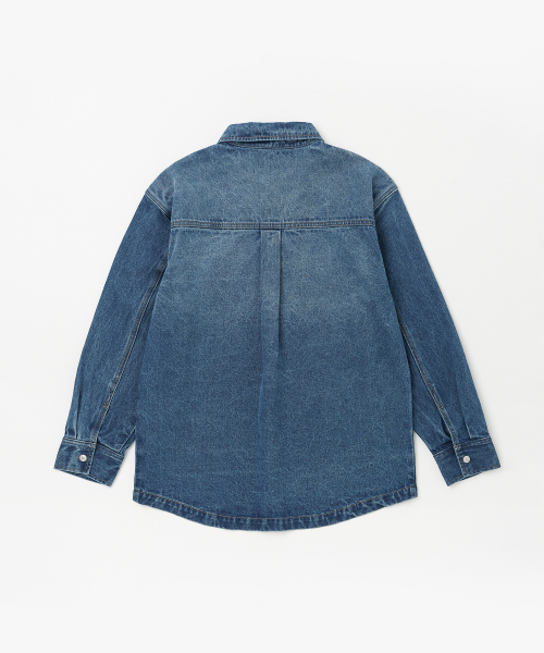 PLAC（プラック）の「ウォッシュドデニムシャケットミッドブルー（デニムジャケット・メンズ・その他・MEDIUM）」の7枚目の写真