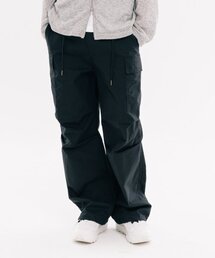 リップストップカーゴパンツ_ブラック