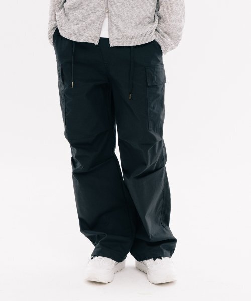 VASTIC(バスティック)の「リップストップカーゴパンツ_ブラック(スウェットパンツ・メンズ・その他・MEDIUM/LARGE)」の1枚目の写真