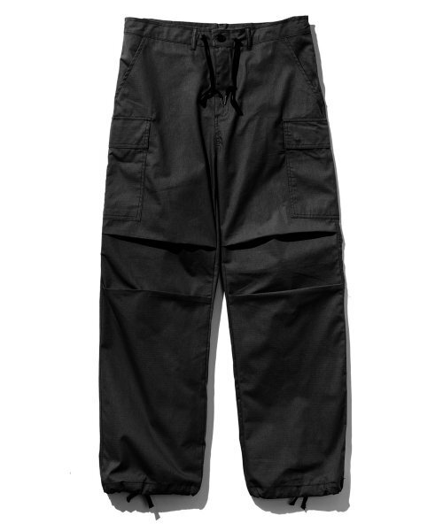 VASTIC(バスティック)の「リップストップカーゴパンツ_ブラック(スウェットパンツ・メンズ・その他・MEDIUM/LARGE)」の2枚目の写真