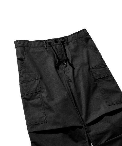 VASTIC(バスティック)の「リップストップカーゴパンツ_ブラック(スウェットパンツ・メンズ・その他・MEDIUM/LARGE)」の4枚目の写真