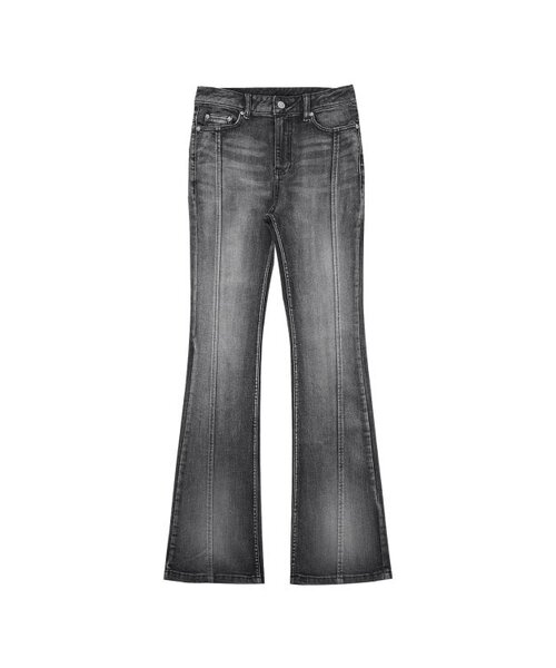 DARLING, YOU'RE BAD(ダーリンユーアーバッド)の「ROSE BOOTS CUT DENIM # BLACK(デニムパンツ・レディース・その他・MEDIUM/SMALL)」の4枚目の写真