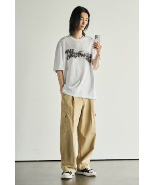 ROTEMBER（ローテンバー）の「ヘイジエフェクト ハーフTシャツ [ホワイト]（Tシャツ/カットソー・メンズ・その他・MEDIUM/LARGE/X-LARGE）」の7枚目の写真