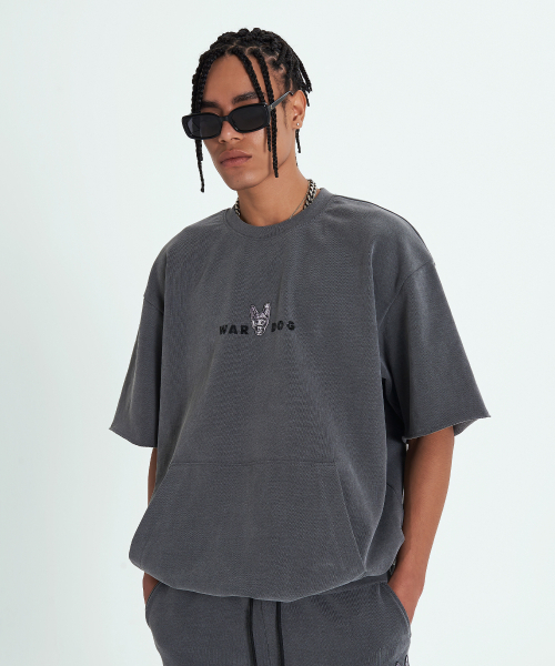 WARDOG(ワドッグ)の「スウェットシャツTシャツ - チャコール(Tシャツ/カットソー・メンズ・チャコール・MEDIUM)」の1枚目の写真