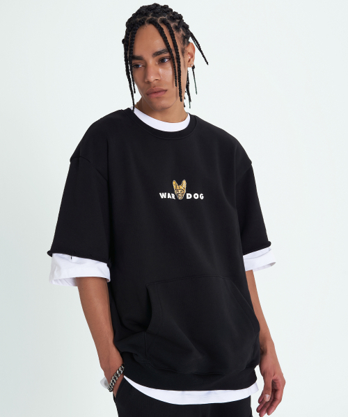 WARDOG(ワドッグ)の「スウェットシャツTシャツ - チャコール(Tシャツ/カットソー・メンズ・チャコール・MEDIUM)」の6枚目の写真