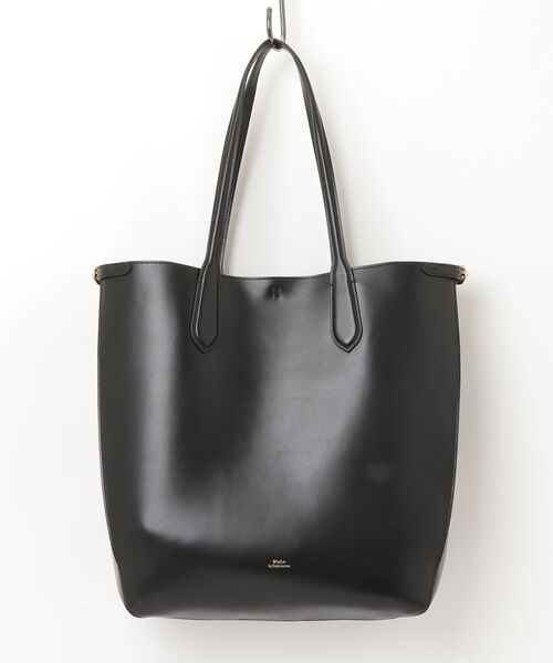 POLO RALPH LAUREN(ポロ ラルフ ローレン)の「Bellport レザー ノースサウス トート(トートバッグ・レディース・ブラック系1・ONE)」の7枚目の写真