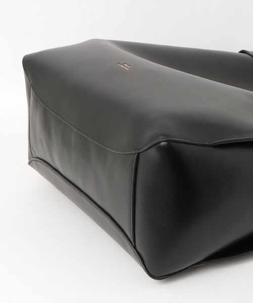 POLO RALPH LAUREN(ポロ ラルフ ローレン)の「Bellport レザー ノースサウス トート(トートバッグ・レディース・ブラック系1・ONE)」の9枚目の写真