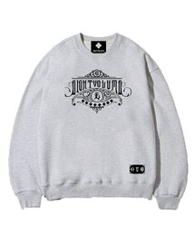 EIGHTVOLUME（エイトボリューム）の「EV E エンブレム ユニソン 裏毛 オーバーサイズ スウェット (グレー)（スウェット）」