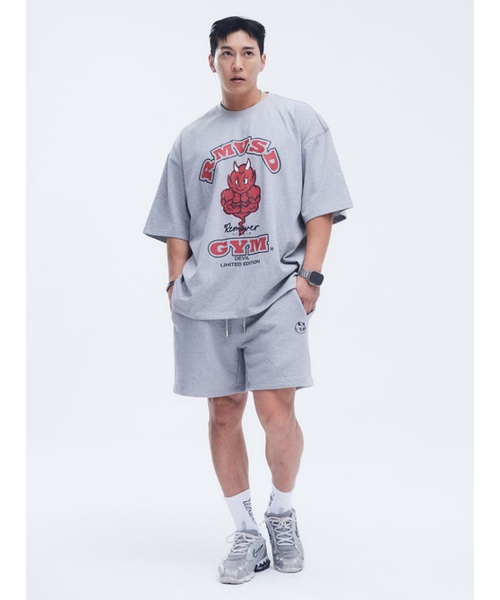REMOVERSTUDIO（リムーバースタジオ）の「デビルシグネチャーパンツ[グレー]（その他パンツ・メンズ・その他・LARGE/X-LARGE/XX-LARGE/XXX-LARGE）」の2枚目の写真