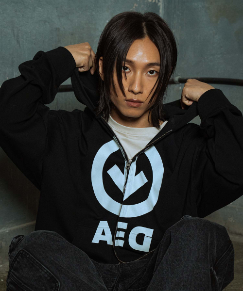 ALL EYES DOWN(オール アイズ ダウン)の「ARROW HOOD ZIP UP (BLACK)(パーカー・メンズ・その他・SMALL/LARGE)」の5枚目の写真