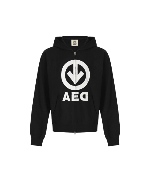 ALL EYES DOWN(オール アイズ ダウン)の「ARROW HOOD ZIP UP (BLACK)(パーカー・メンズ・その他・SMALL/LARGE)」の3枚目の写真