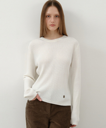 リラックスドベーシックロングスリーブニット_IVORY(WC25-KN58)