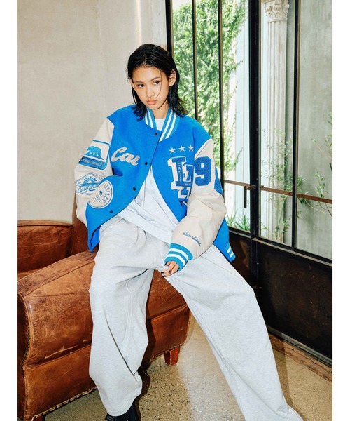 ムラサキスポーツ(ムラサキスポーツ)の「DEAR LAUREL/ディアローレル スウェットパンツ HEAVY SWEAT LONG PANTS D25F-3108(スウェットパンツ・メンズ・ブラック/アッシュグレー・S/M/L)」の6枚目の写真