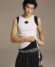 LECYTO（レシト）の「Liora String Sleeveless_[White]（Tシャツ/カットソー）」