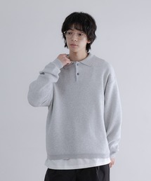 LOWRYS FARM | 【LFM(U)】スウェットライクニットポロ　 633431(ニット/セーター)